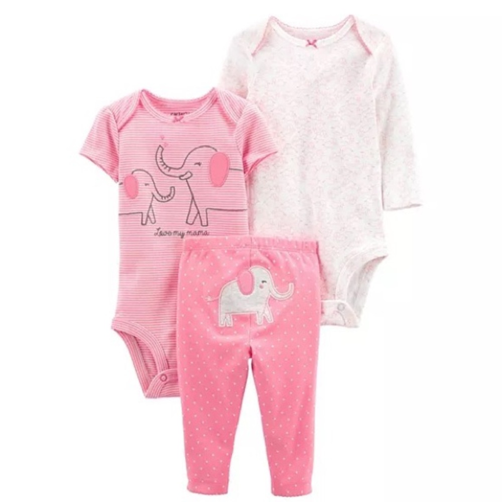 Carter’s 3 piece elephant set